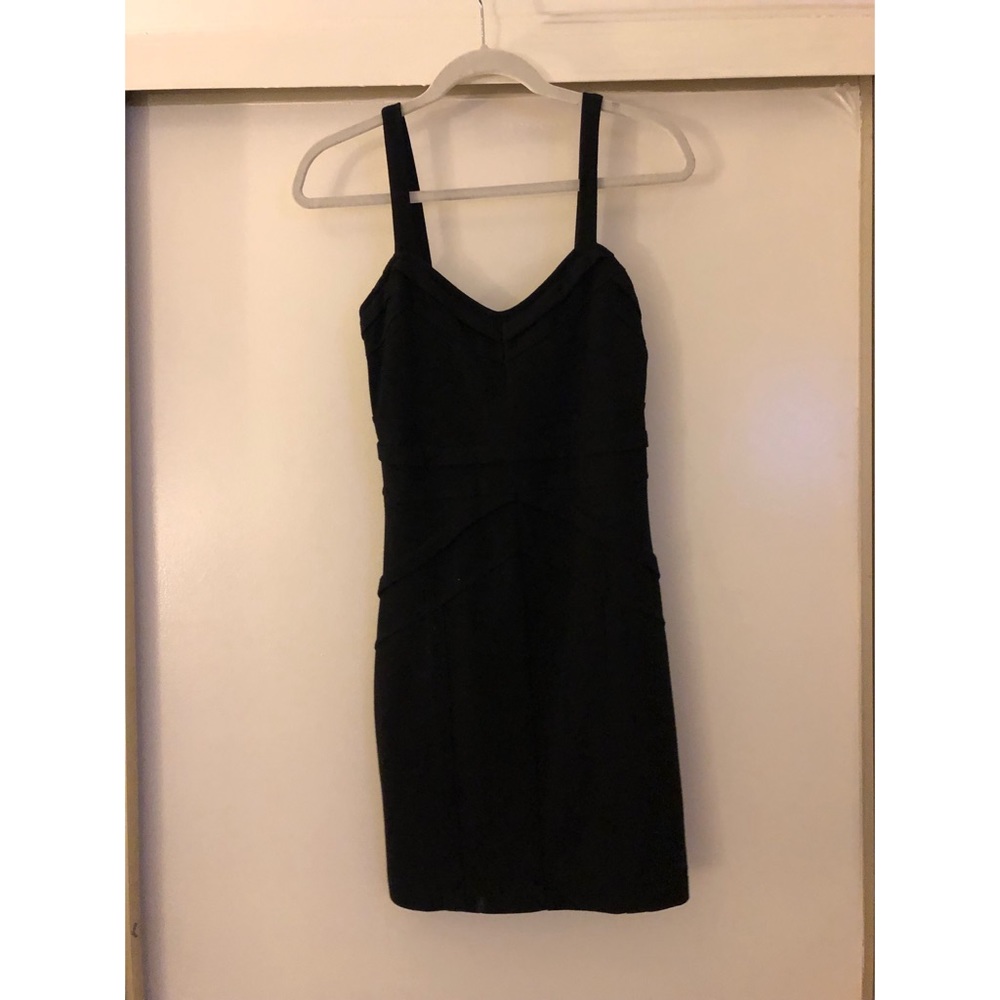 Black cocktail dress